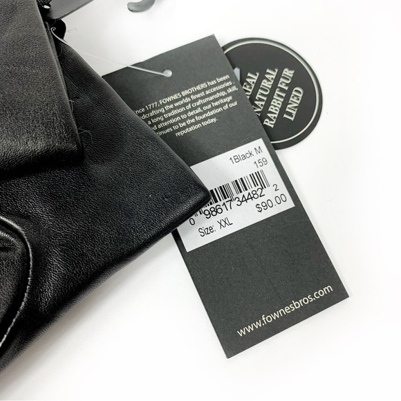 Fownes Leather Fur Lined Gloves XXL - Picture 12 of 16